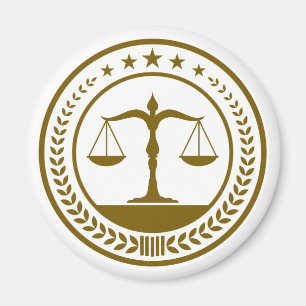 Aimant Échelles de justice   Classique