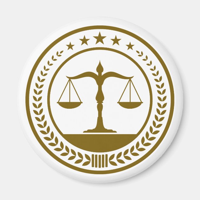 Aimant Échelles de justice | Classique (Devant)