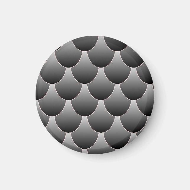 Aimant Echelles noires et grises (Devant)