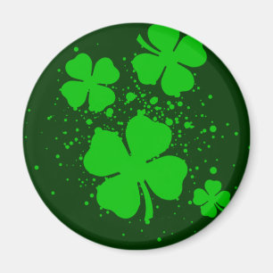 Aimant Éclaboussure de shamrock
