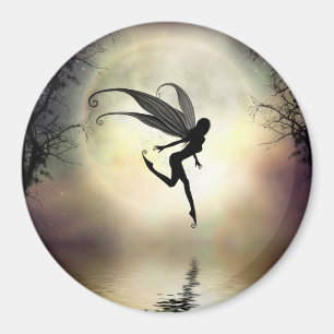 Aimant éclairé par la lune de l'eau