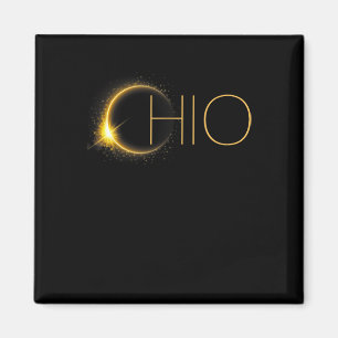Aimant Eclipse 2024 Total Eclipse Solaire Eclipse Ohio