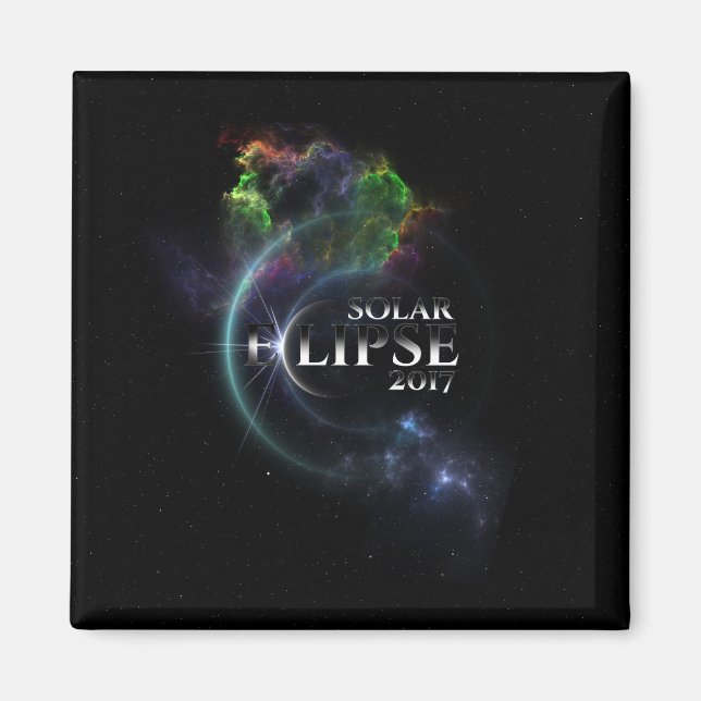 Aimant Éclipse solaire 2017 (Devant)