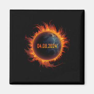 Aimant Éclipse solaire 2024 Éclipse solaire totale 1