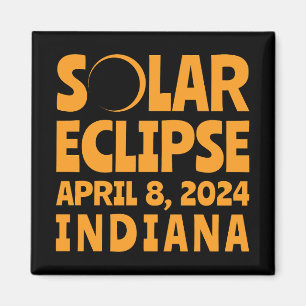 Aimant Éclipse solaire 2024 Indiana