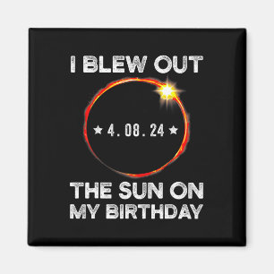 Aimant Eclipse Solaire Anniversaire J'Ai Éclaté Le Soleil