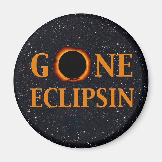 Aimant Éclipse solaire ECLIPSIN (Devant)