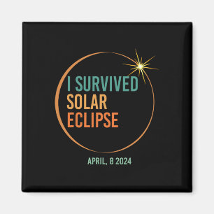 Aimant Éclipse solaire survécue 8 avril 2024 Totalité drô