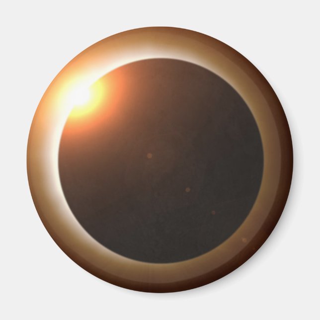 Aimant Éclipse solaire totale (Devant)
