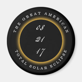 Aimant Éclipse solaire totale des États-Unis 2017