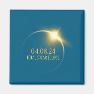 Aimant Éclipse solaire totale en Amérique 2024 4.08.24 Ac