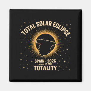 Aimant Éclipse solaire totale Tour d'Espagne 2026 12 août