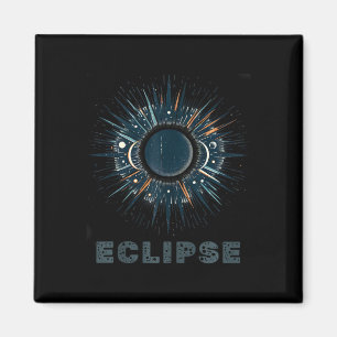 Aimant Éclipse solaire Vintage officielle