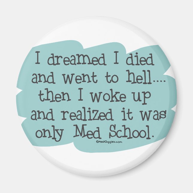 Aimant École de médecine ou Enfer ? (Devant)