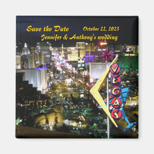 Aimant Économies de Las Vegas l'enseigne au néon de cru