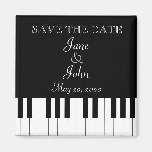 Aimant Économies de mariage de musique de clavier de