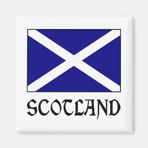 Aimant Écosse et drapeau écossais
