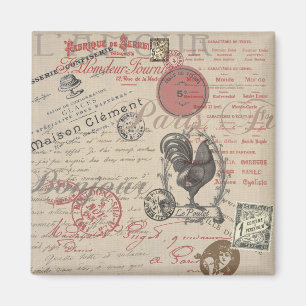 Aimant Écriture vintage de français Paris Typographie de