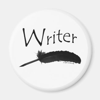 Aimant Écrivain avec un stylo de quill