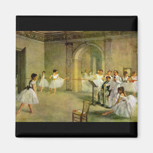 Aimant Edgar Degas - Hall du ballet d'opéra dans la rue