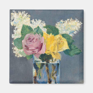 Aimant Edouard Manet - Lilacs and Roses