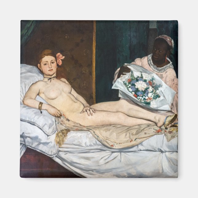 Aimant Edouard Manet - Olympia (Devant)