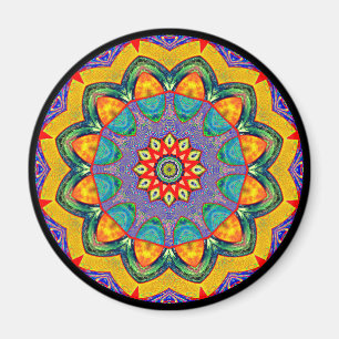 Aimant "Édredon en cristal de mandala "