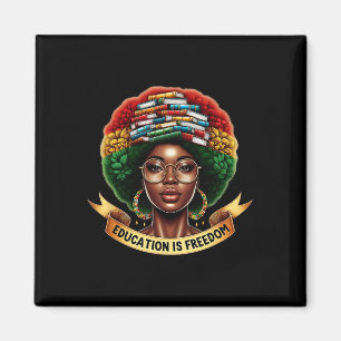 Aimant Éducation du Mois de l'histoire des Noirs est la l