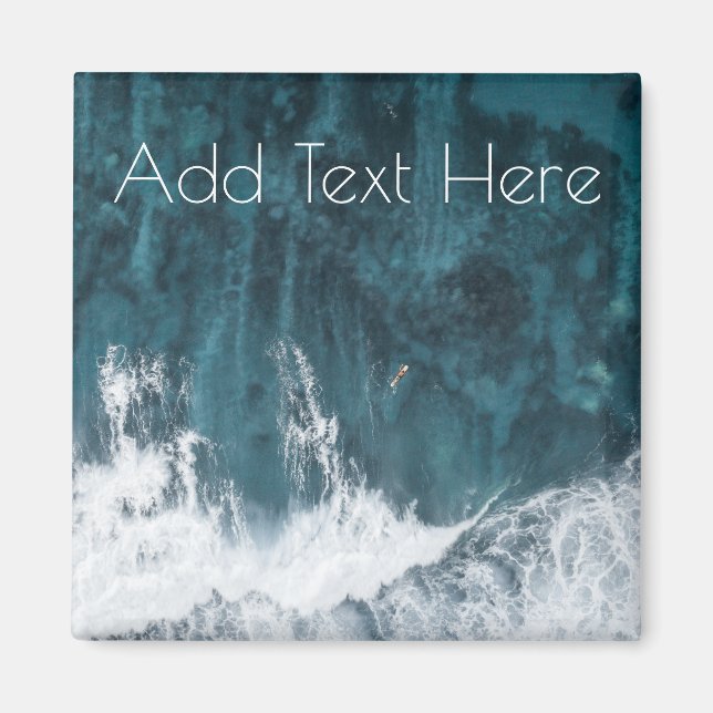 Aimant Effondrement des vagues océaniques (Devant)