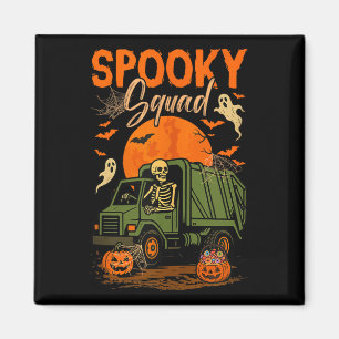 Aimant Éffrayant Halloween Squad Squelette Conduire Garba