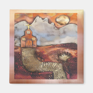 Aimant Église de hausse de Sun par Sheri Kerr