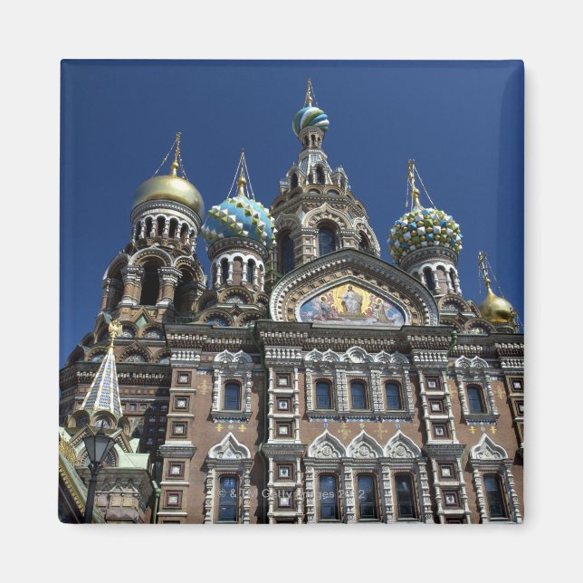 Aimant Église de Saint-Pétersbourg, Russie (Devant)