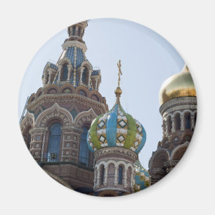 Aimant Église de sauveur sur le sang renversé Russie