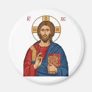 Aimant Église orthodoxe d'Europe de l'Est Lord Jésus-Chri