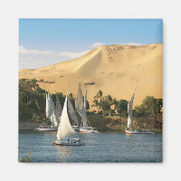 Égypte, Assouan, Nil, voiliers Felucca, 2