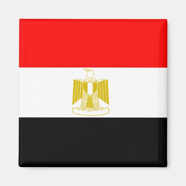 Aimant Égypte Drapeau de haute qualité (Devant)