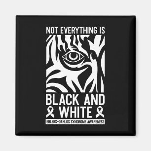 Aimant Ehlers En Ruban Noir Et Blanc Danlos Zebra Rheumat