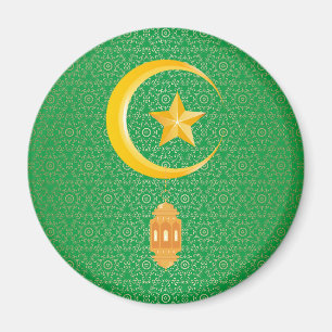 Aimant Eid al Fitr Moubarak Ramadan Kareem Lune Étoile