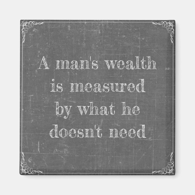 Aimant Eines Menschen Reichtum (Devant)