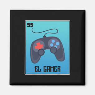 Aimant El Gamer Jeux Vidéo Drôle Mexicain Loterie Parodie