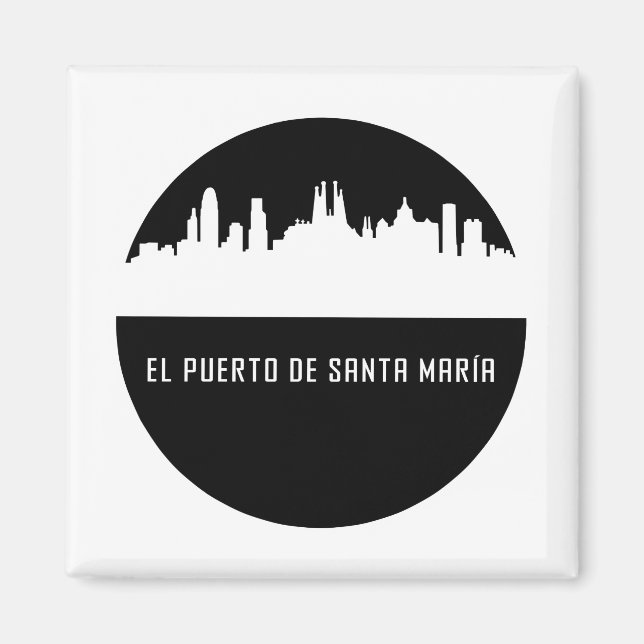 Aimant El Puerto de Père Noël Maria | villes d'Espagne (Devant)