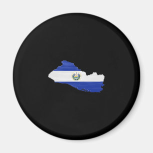 Aimant El Salvador flag and map