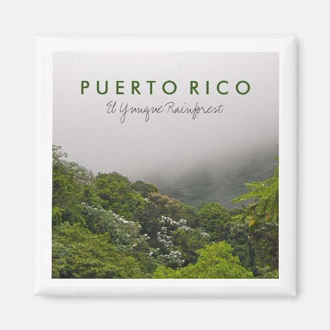 Aimant El Yunque, Porto Rico (Devant)