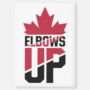 Aimant Elbows Up Canada