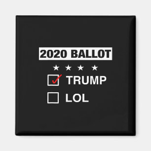 Aimant Électeur de campagne drôle pro Trump républicain