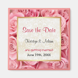 Aimant Élégance rose