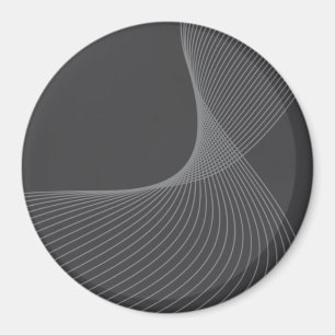 Aimant Elégant, chic, simple, moderne motif graphique