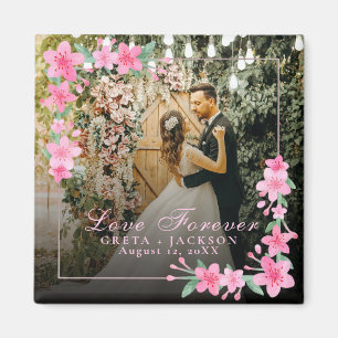 Aimant Elégant Romantique photo Heureuse Sainte-Valentin