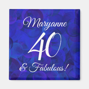 Aimant Elégant Royal Blue 40 et fabuleuse fête d'annivers