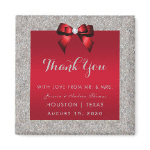 Elégant Ruby Rouge, Mariage Parties scintillant ar